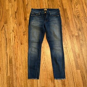 Mother Denim Fray Skinny Jeans